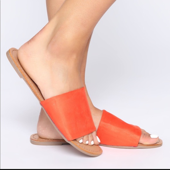 Flat Sandal - Orange - Picture 3 of 7